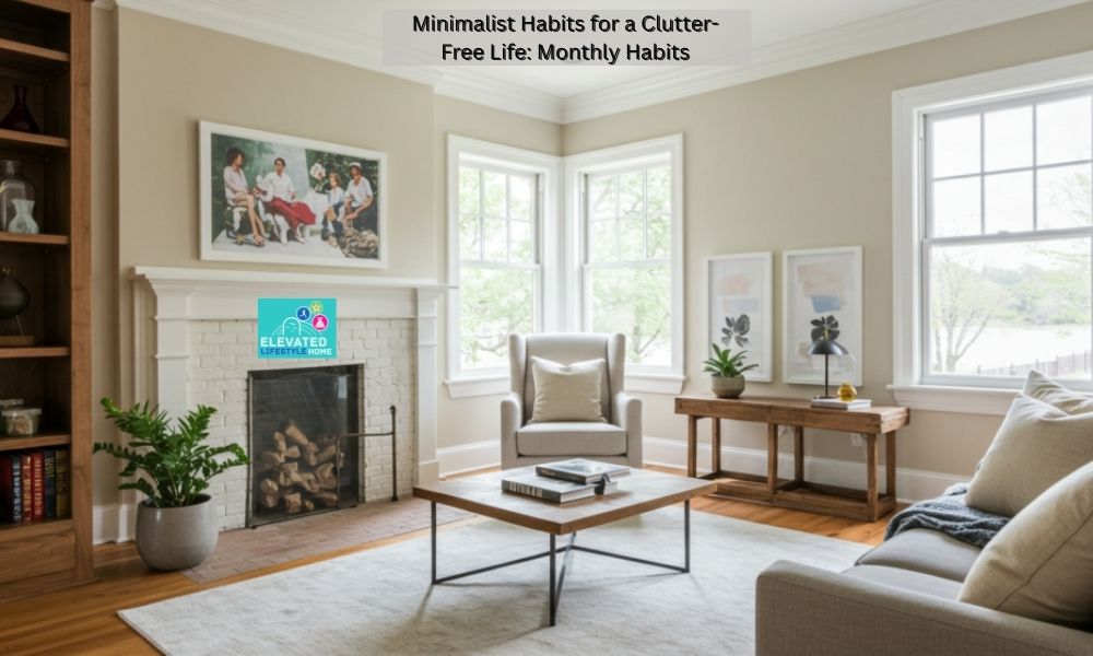 Decluttering and Minimalism: Monthly Habits: