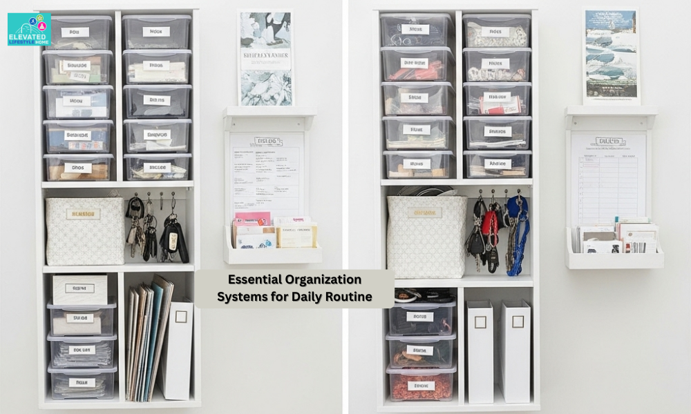 Essential Organization Systems for Home for Daily Life