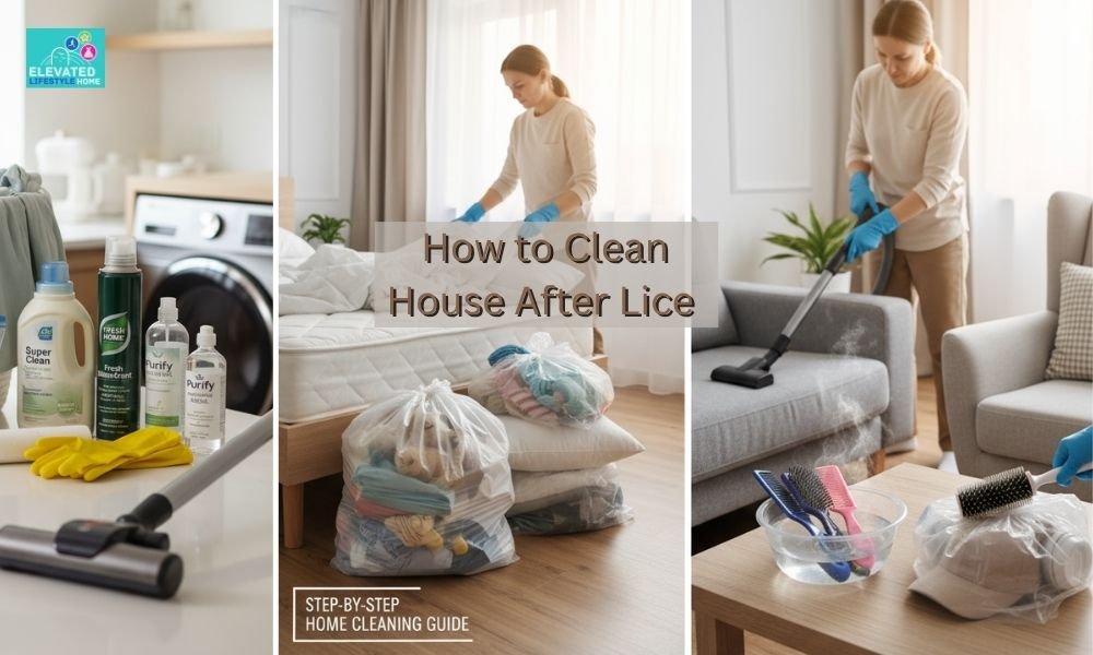 how to clean house after lice