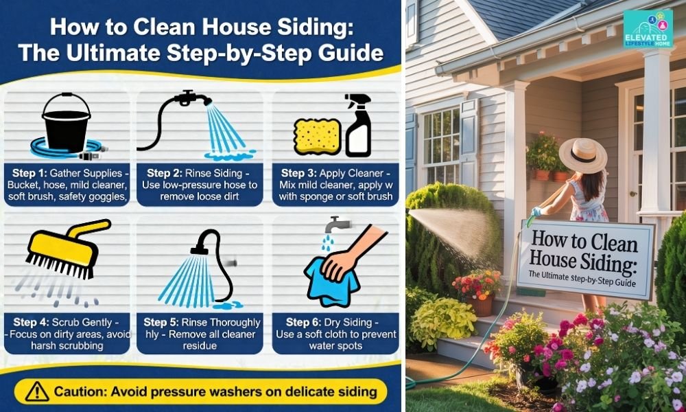 how to clean house siding