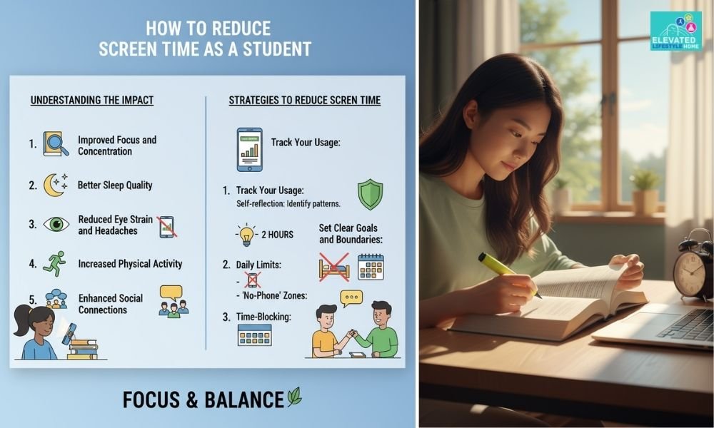 How to Reduce Screen Time as a Student