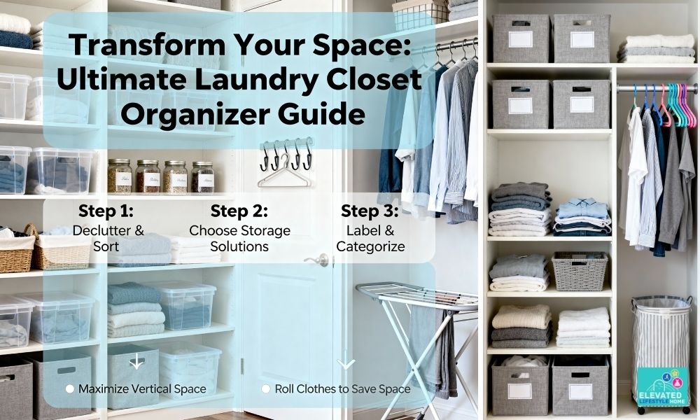 Laundry Closet Organizer