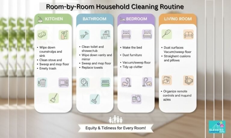Room Cleaning Path Example Create A Stress-Free Household Cleaning Routine That Works