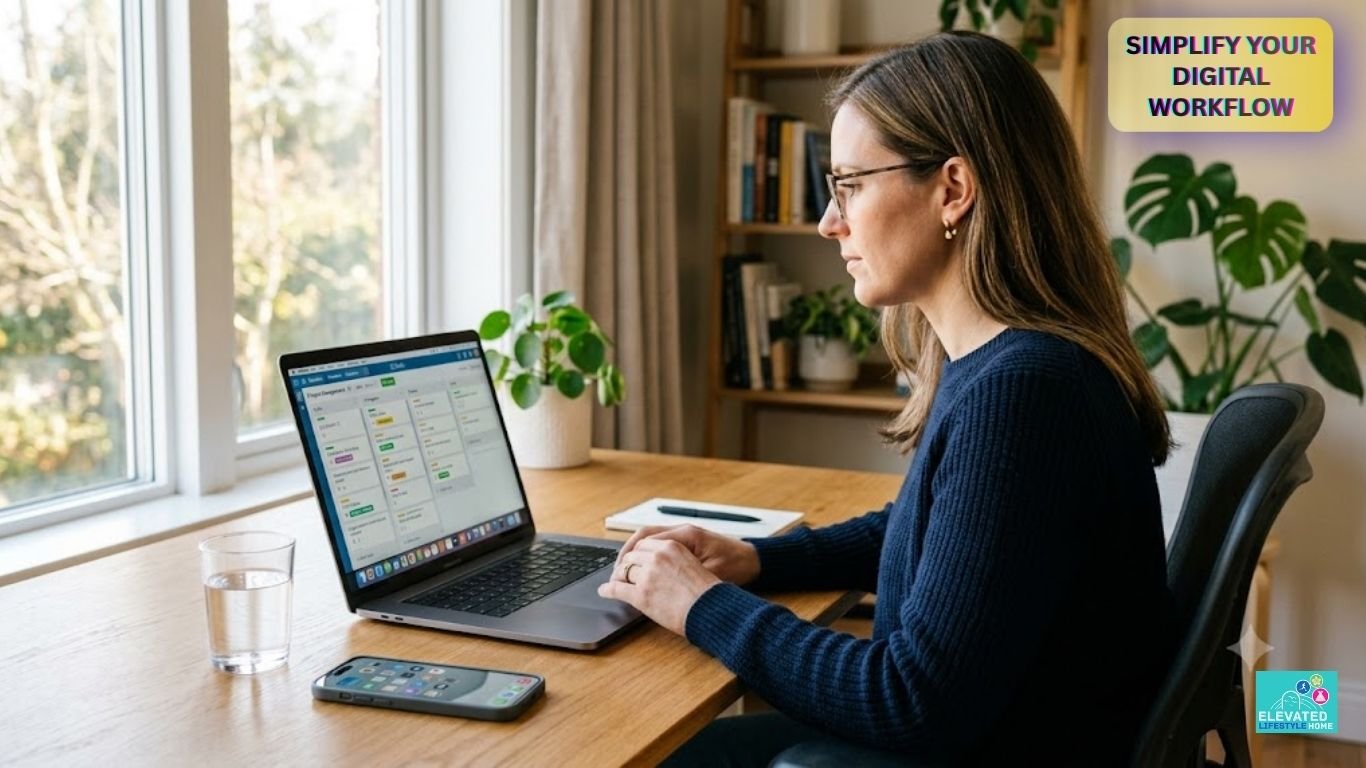 How to create a simple digital workflow with an organized executive workspace