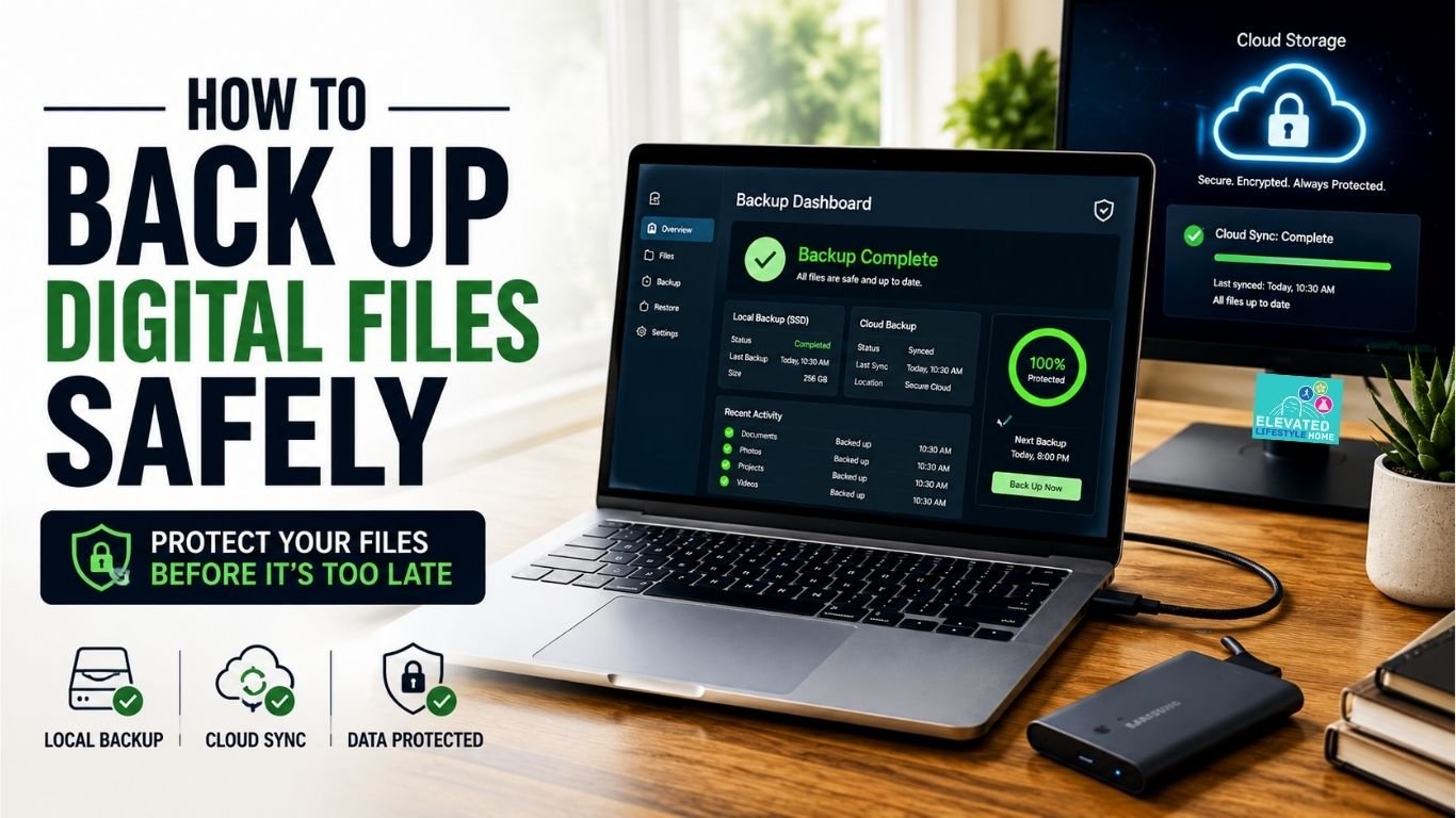 How to back up digital files safely using an automated data redundancy system with local SSDs and cloud archiving.