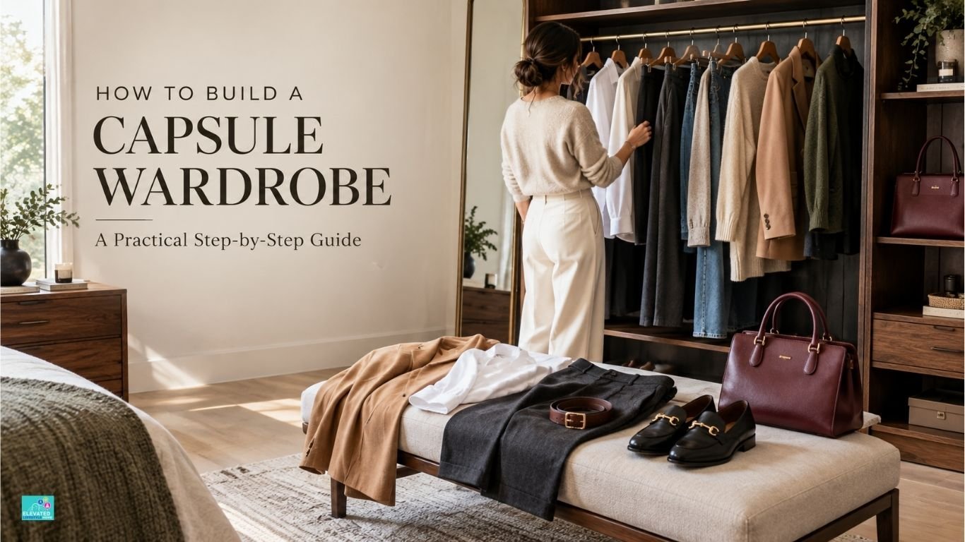 How to build a capsule wardrobe from scratch with versatile clothing, curated layers, and everyday accessories.