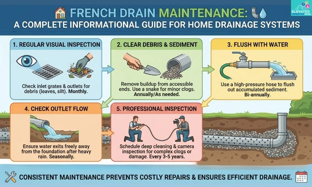 French Drain Maintenance